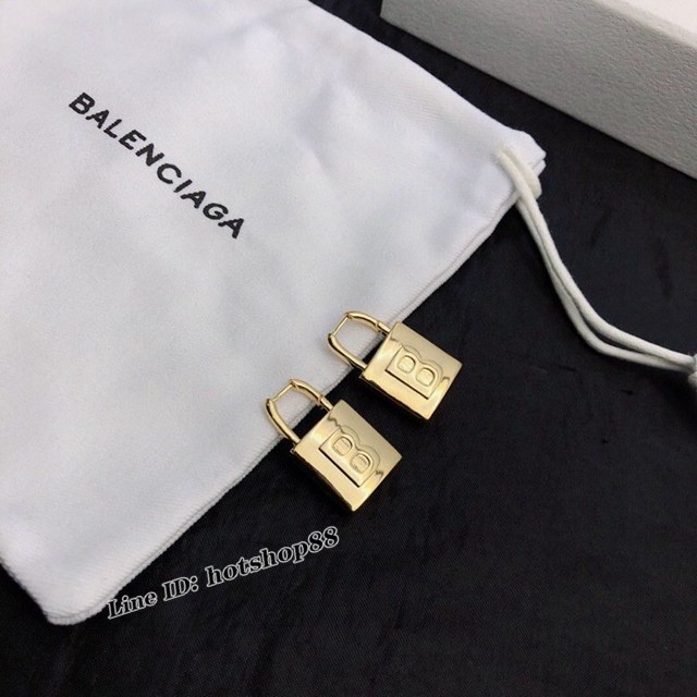 巴黎世家專櫃Balenciaga新款金色耳釘耳環 zgb2457